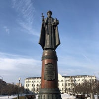 Photo taken at Памятник Даниилу Московскому by Vladimir M. on 3/25/2018