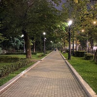 Photo taken at Страстной бульвар by Vladimir M. on 8/30/2020