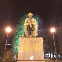 Photo taken at Памятник Ивану Никитину by Vladimir M. on 4/9/2018