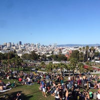Photo taken at Mission Dolores Park by Svend D. on 4/13/2015