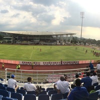 Photo taken at Stadium proton city by Mohamad A. on 5/17/2016