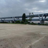 Photo taken at 荒川河川敷堀切橋少年野球場 by K S. on 6/13/2023