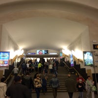 Photo taken at metro Chornaya Rechka by Константин К. on 5/13/2016