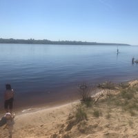 Photo taken at Пляж «Левобережный» by Lyubimochka on 5/13/2018