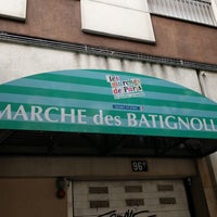 Photo taken at Marché Couvert Batignolles by webmink on 6/26/2017