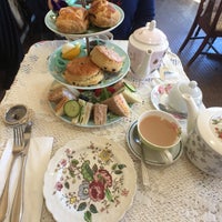 Photo taken at Lovey&amp;#39;s Tea Shoppe by Edwina on 11/6/2017