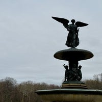 Photo taken at Bethesda Fountain by David P. on 3/26/2024