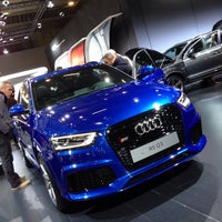 Photo taken at Audi stand #BMS2014 by Thomas D. on 1/22/2014