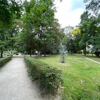 Photo taken at Park Andreja Kmeta by Sahaj B. on 7/1/2023