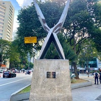 Photo taken at Praça Oswaldo Cruz by Wilson M. on 8/9/2020
