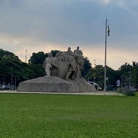 Photo taken at Monumento às Bandeiras by Wilson M. on 2/19/2021