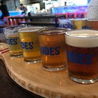 Photo taken at The Dudes&amp;#39; Brewing Co. by Lena K. on 7/25/2018