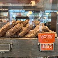 Photo taken at 49th Parallel &amp;amp; Lucky&amp;#39;s Doughnuts by Ava L. on 2/19/2023