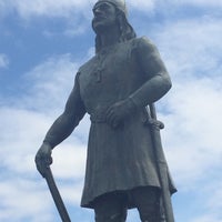 Photo taken at Leif Erikson Statue by Michael E. on 6/18/2014