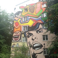 Photo taken at Граффити на домах на Бабушкинской by Ilya L. on 6/4/2013