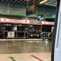 Photo taken at Marina South Pier MRT Station (NS28) by Jay F Kay on 1/18/2024
