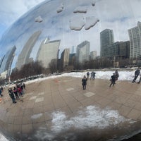 Photo taken at Millennium Monument in Wrigley Square by Otra Diana on 2/2/2019
