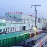 Photo taken at Ж/Д вокзал Саратов-1 by Olya L. on 7/13/2015