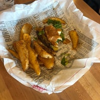 Photo taken at Fuddruckers by Christopher R. on 11/24/2018