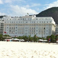 Das Foto wurde bei Belmond Copacabana Palace von Thiago A. am 4/7/2013 aufgenommen