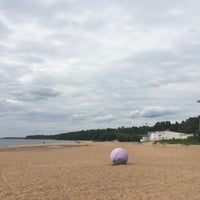 Photo taken at Пляж «Ласковый» by Леночка Д. on 7/28/2015
