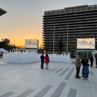 Photo taken at Music Center Plaza by Jonah W. on 4/6/2022