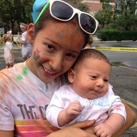 Photo taken at The Color Run by Valerie V. on 10/27/2013