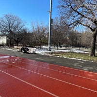 Photo taken at McCarren Park Track by Monica on 3/1/2023