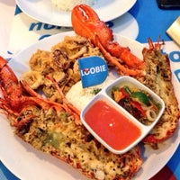 Photo taken at Loobie Lobster &amp;amp; Shrimps by Novita K. on 3/22/2014