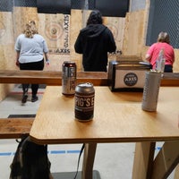 Photo taken at Urban Axes by Tyler d. on 10/30/2021