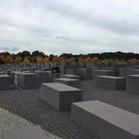 Photo taken at Memorial to the Murdered Jews of Europe by Omar A. on 9/23/2017