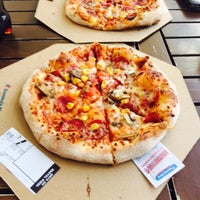 Photo taken at Domino&amp;#39;s Pizza by Ayhan K. on 4/13/2015
