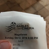 Снимок сделан в Coral Gables Art Cinema пользователем Felix M. 10/3/2016