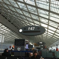 Photo taken at Gate F47 by Anna N. on 12/4/2012