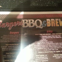 Photo taken at Burgers BBQ &amp;amp; Brews by Anthony H. on 11/5/2012