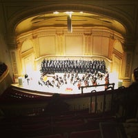 Photo taken at Carnegie Hall by Chris L. on 2/27/2013