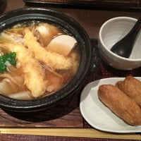 Photo taken at そばうどん處七福 弁天庵 木場店 by 쥬⭐︎ on 1/2/2015