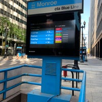 Photo taken at CTA - Monroe (Blue) by Paul S. on 8/22/2020