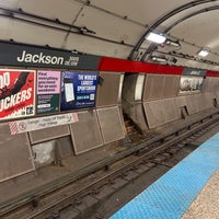 Photo taken at CTA - Jackson (Red) by Paul S. on 11/21/2023