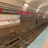 Photo taken at CTA - Clark/Division by Paul S. on 2/7/2020