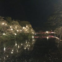 Photo taken at Takada Castle Site Park by Erika W. on 4/11/2016