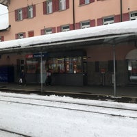 Photo taken at Bahnhof Pontresina by Nigel on 11/16/2019