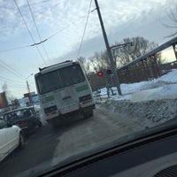 Photo taken at железнодорожный переезд на ленина-нижне луговая by Artem L. on 2/2/2015