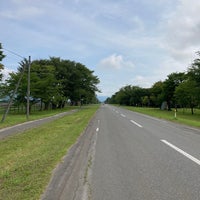 Photo taken at 静内二十間道路桜並木 by salt on 7/27/2022