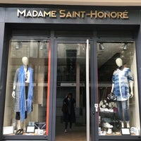 Photo taken at Place du Marché Saint-Honoré by Amel I. on 5/25/2018