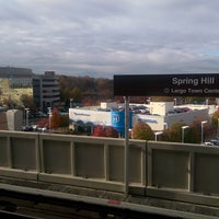Photo taken at Spring Hill Metro Station by Bryan C. on 11/15/2016