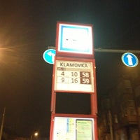 Photo taken at Klamovka (tram) by Pavel H. on 11/27/2012