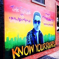 Photo taken at Joe Strummer Mural by Franky A. on 9/14/2014