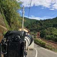 Photo taken at 球磨川第一橋梁 by カブチン！ on 8/12/2018