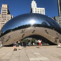 Photo taken at Cloud Gate by Anish Kapoor (2004) by Richard S. on 6/25/2017